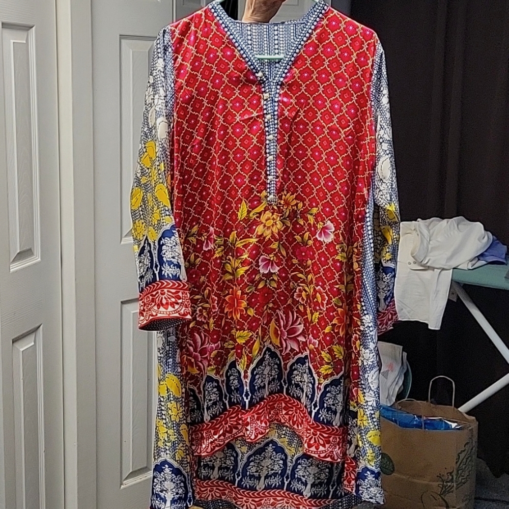 Khaadi Satin Printed Top